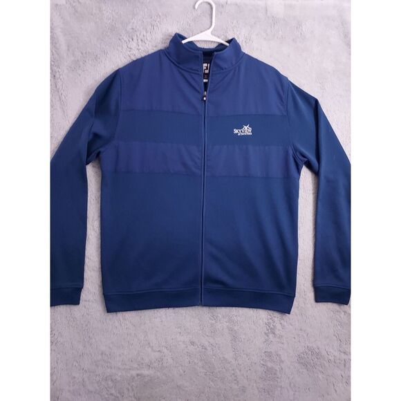 FootJoy Other - Footjoy Jacket Mens Large Full Zip Golf Activewear Athleiusure Mock Neck Blue L